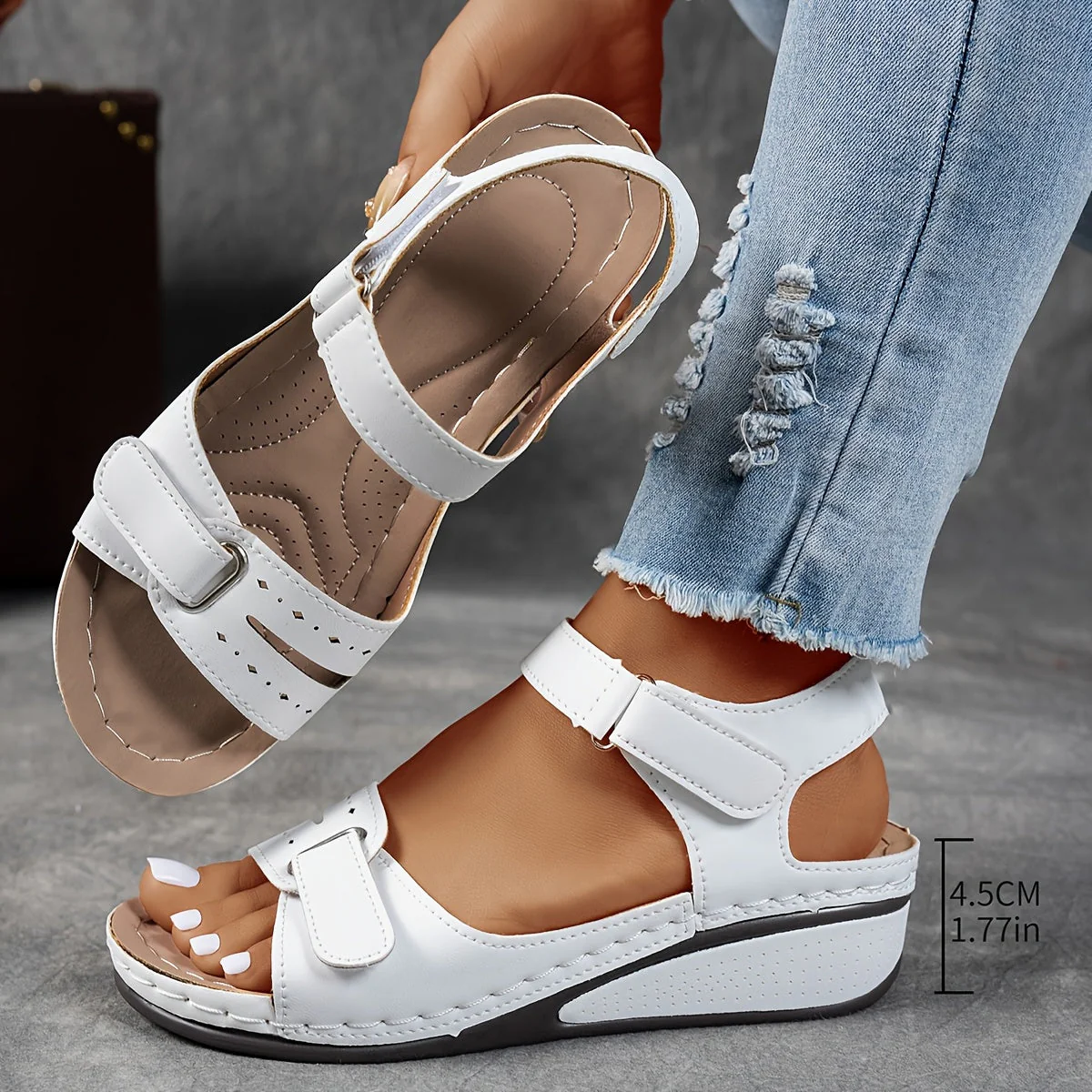 Women's Comfort Sandals with Adjustable Straps - Image 7