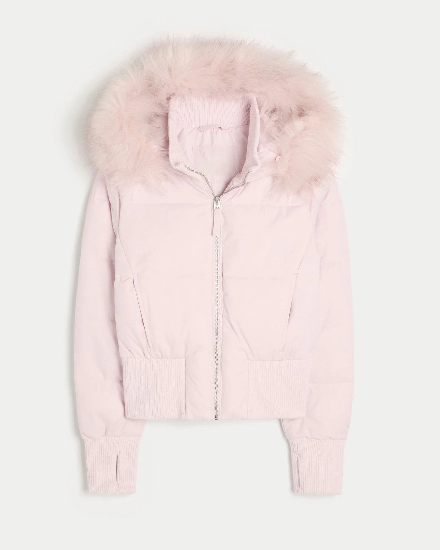 Women's Quilted Winter Jacket with Removable Hood - Image 6