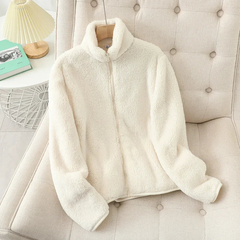 Women's Warm Cozy Fleece Jacket - Image 3