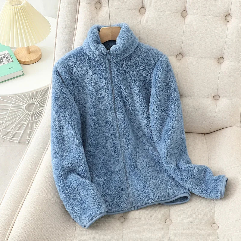 Women's Warm Cozy Fleece Jacket - Image 5