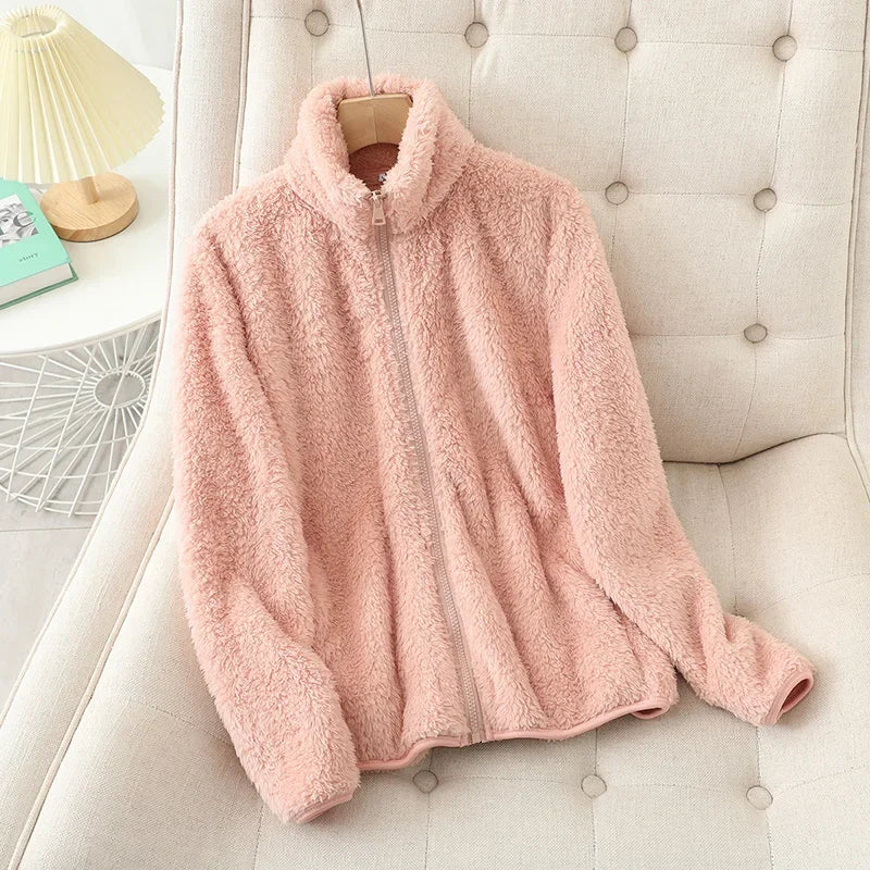 Women's Warm Cozy Fleece Jacket - Image 6