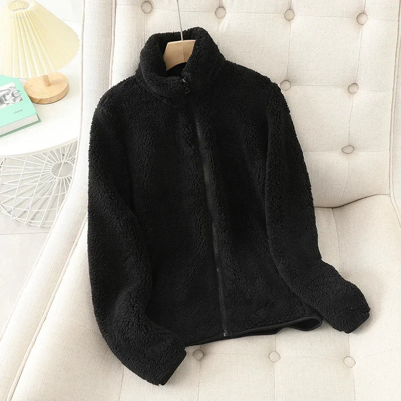 Women's Warm Cozy Fleece Jacket - Image 7