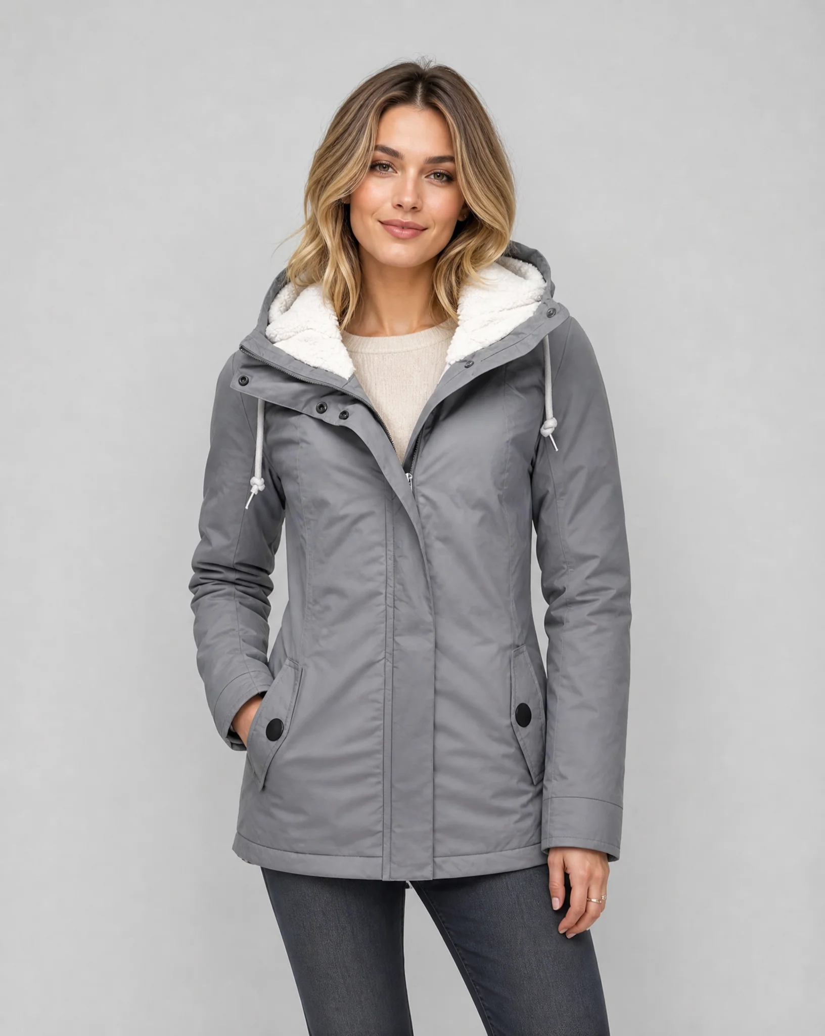 Waterproof Rain Jacket with Hood for Women