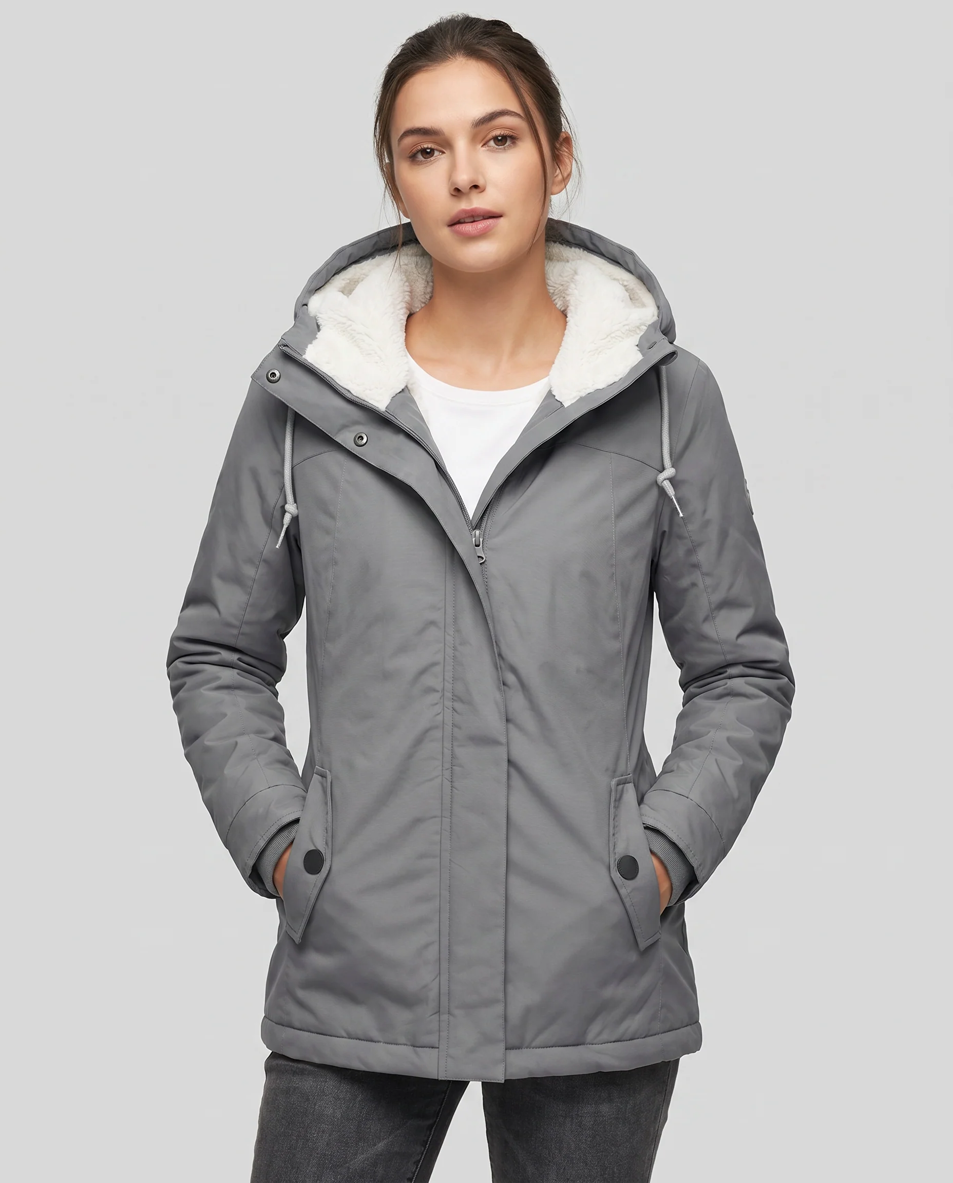 Waterproof Rain Jacket with Hood for Women - Image 3