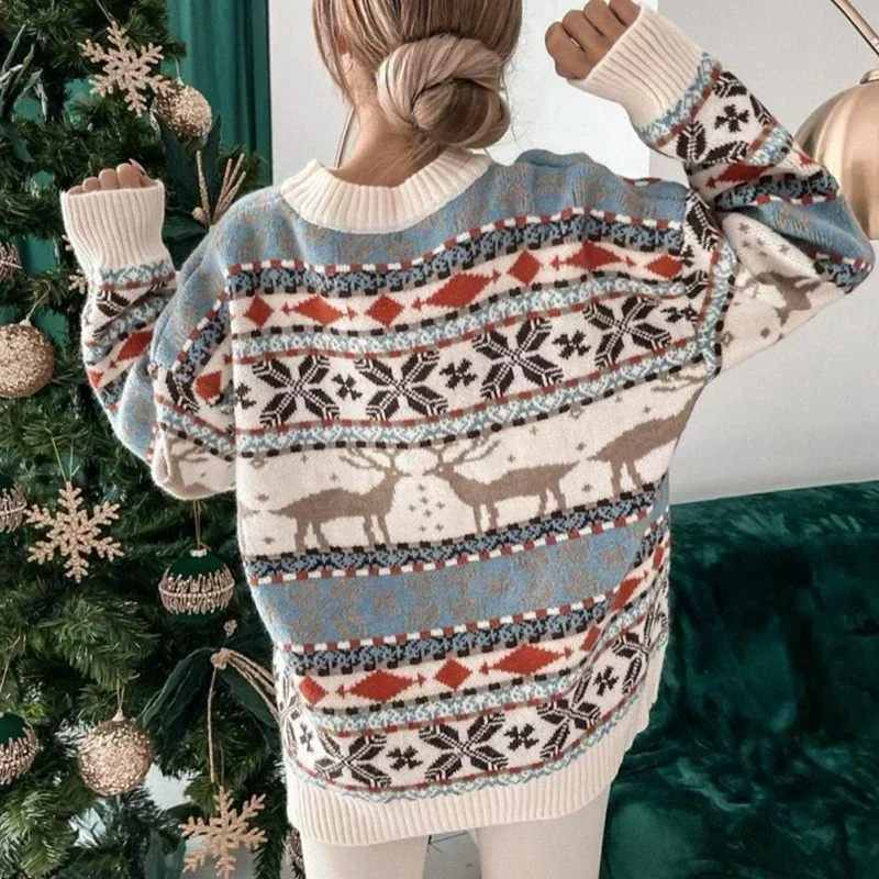 Women's Holiday Christmas Sweater - Image 3