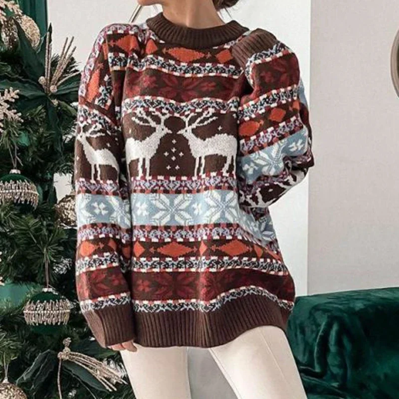 Women's Holiday Christmas Sweater - Image 4