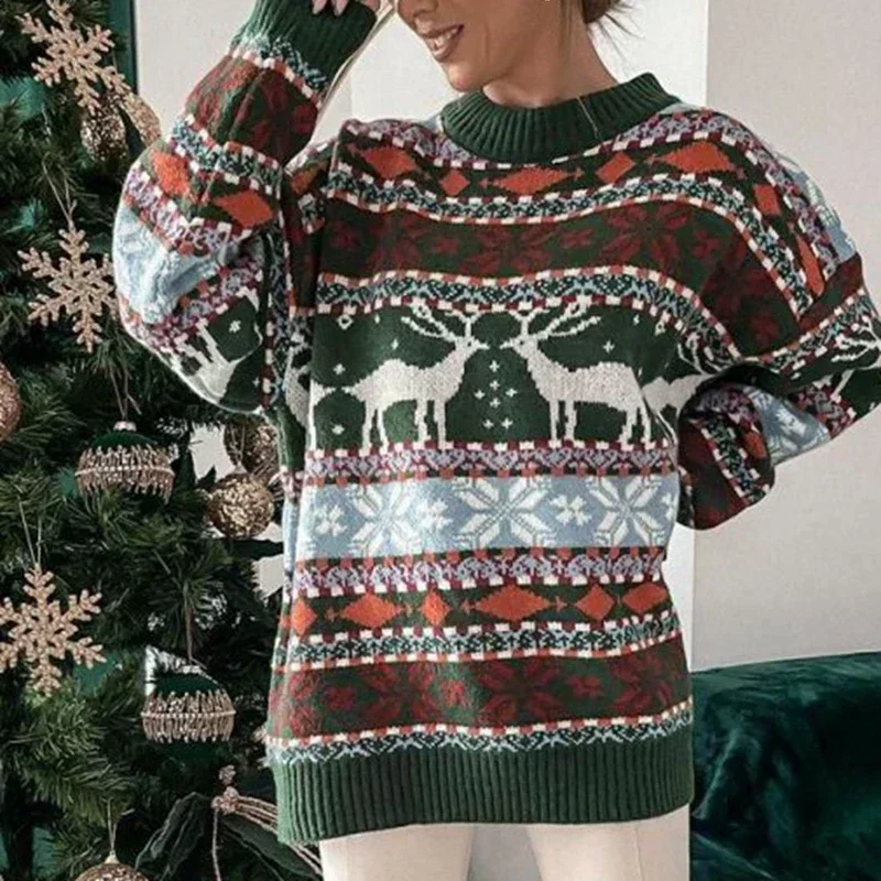 Women's Holiday Christmas Sweater - Image 9
